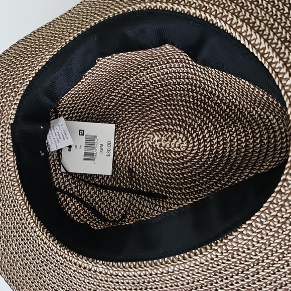 NWT Fall Creek Tan Woven Hat - Picture 3 of 8